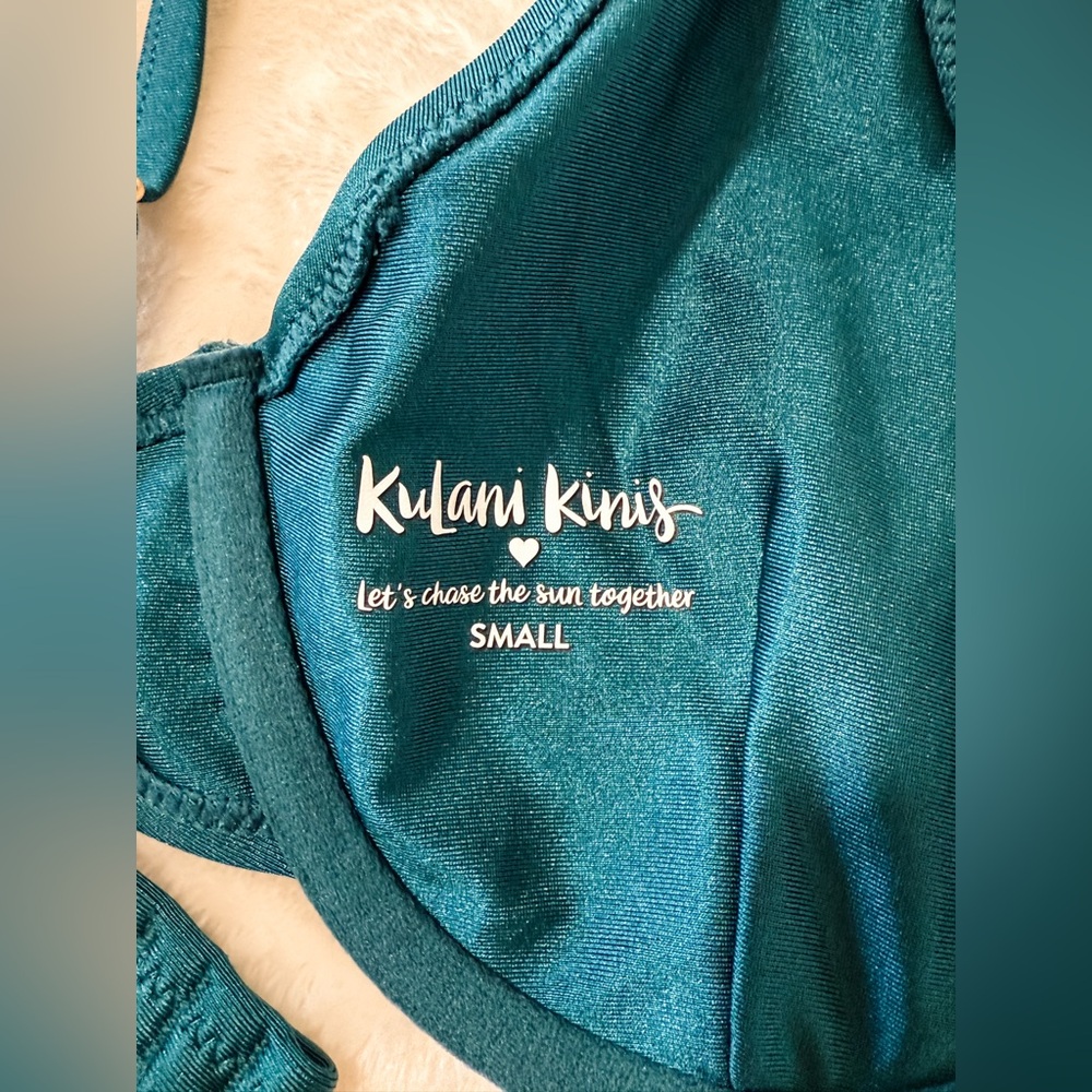 Kulani Kinis Cenote Blue Bikini Set – Size Small – NWOT - Picture 3 of 6
